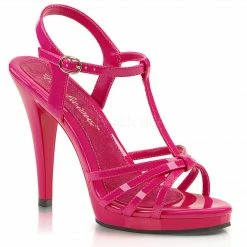 FABULICIOUS Flair-420 Drag Strappy Dress Party Formal Stiletto Heels Size 4-15