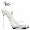 FABULICIOUS Chic-06 Clear Rhinestone Fitness Bikini Model Comp Pole Dance Heels