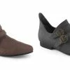 FUNTASMA Aldix-20 Men's Black Brown Renaissance Costume Dress Up Halloween Shoes