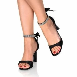 FABULICIOUS Romance-372 Evening Dress Rhinestone 3.25" Heel Drag Women Size 4-15