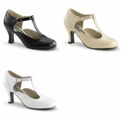 FUNTASMA Flapper-26 Flapper Vintage Retro 20's Jazz Costume Dance Shoes Heels