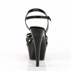 PLEASER Kiss-229 Black Sexy Strap Exotic Pole Dancer Club Platforms 6