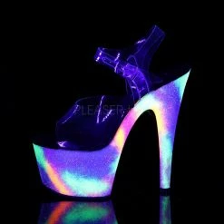 PLEASER Adore-708GXY Blacklight Reactive Galaxy Effect Glitter Stripper 7