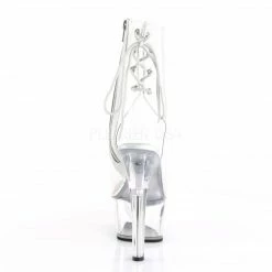 PLEASER Aspire-1018C Clear Exotic Stripper Dance Open Toe Back Platform 6