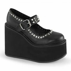 Discontinued DEMONIA Swing-03 Goth Studded Studs Strap Mary Janes Platform Shoes