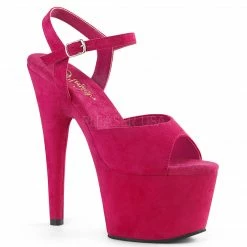 PLEASER Adore-709FS Pink Red Blue Green Beige Faux Suede 7
