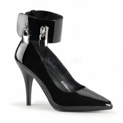 PLEASER Vanity-434 Lock Cuffs Fetish Sexy 4" Heels Drag Cross Dress Women's 4-15