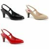 Discontinued PLEASER PINK LABEL Divine-418 Work Drag Slingback 3" Heel Size 8-15
