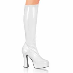 PLEASER PINK LABEL Electra-2000Z Black White Knee Boots 5