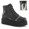 DEMONIA V-Creeper-565 High Top High-Top Oxfords Goth Men's Unisex Platform Shoes