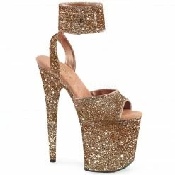 PLEASER Flamingo-891LG Glitter Stripper Pole Dancer Club Ankle Cuffs 8