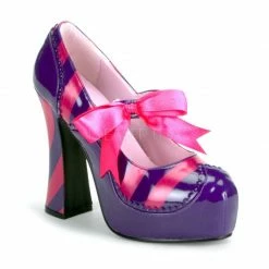 FUNTASMA Kitty-32 Purple Pink Bow Costume Cosplay Platform Mary Janes 5" Heels