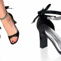 FABULICIOUS Romance-372 Evening Dress Rhinestone 3.25" Heel Drag Women Size 4-15