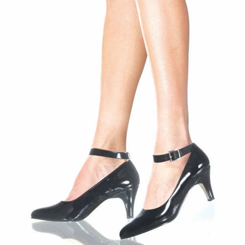 Discontinued PLEASER PINK LABEL Divine-431 Work Drag Strap Pumps 3" Heels 8-15