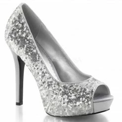 Discontinued FABULICIOUS Lumina-27SQ Sequins Dress Formal Wedding Pumps Heels