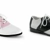Heels FUNTASMA Saddle-50 Pink Black Retro Grease Oxford 50s Dance Saddle Costume Shoes