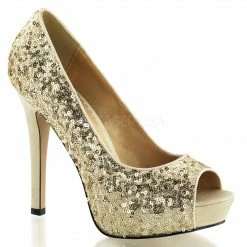 Discontinued FABULICIOUS Lumina-27SQ Sequins Dress Formal Wedding Pumps Heels
