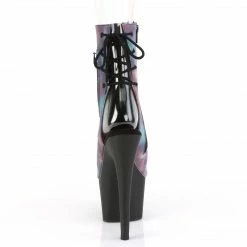 PLEASER Adore-1018REFL Purple Blue Reflective Galaxy Effect Pole Dance 7