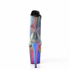 PLEASER ADORE-1020RC-REFL Rainbow Reflective Chrome Pole Dancer Ankle 7