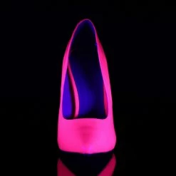 PLEASER Amuse-20 Work Neon UV Club Party Wedding Drag Heels Pumps PLUS SIZE 4-13