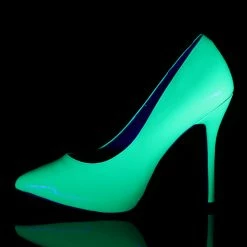 PLEASER Amuse-20 Work Neon UV Club Party Wedding Drag Heels Pumps PLUS SIZE 4-13