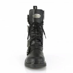 DEMONIA Bolt-265 Vegan Leather Mens Unisex Goth Rocker Biker Combat Boots