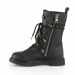 DEMONIA Bolt-265 Vegan Leather Mens Unisex Goth Rocker Biker Combat Boots