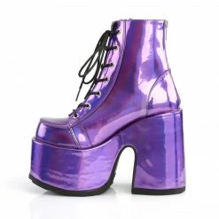 DEMONIA Camel-203 Purple Hologram Goth Festival Platform 5