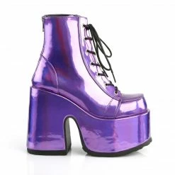 DEMONIA Camel-203 Purple Hologram Goth Festival Platform 5