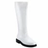 FUNTASMA Captain-100 White Pirate Police Trooper Wars Medieval Larp Men's Boots