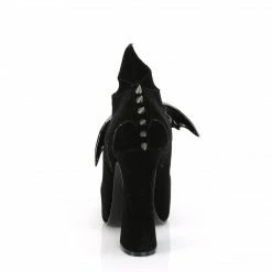 DEMONIA Demon-18 Goth Bat Buckle Wing Vampire Platforms Mary Janes 5