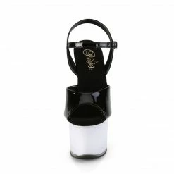 PLEASER Discolite-709 Multi-Coloured LED Light-Up Patterns Club Dancer 7" Heels