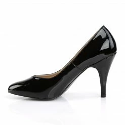 PLEASER PINK LABEL Dream-420 Black Patent Work Pumps 4