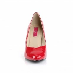 PLEASER PINK LABEL Dream-420 Red Work Pumps 4" Heels Drag Women's Size 5-16