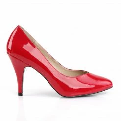 PLEASER PINK LABEL Dream-420 Red Work Pumps 4