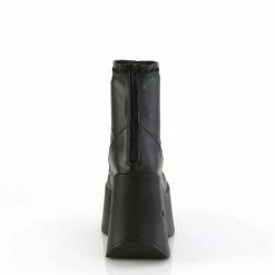 DEMONIA Dynamite-100 Goth Punk Star Cutout Cut Out Chains Platforms Ankle Boots Heels