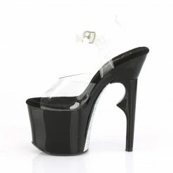 PLEASER Lovethorn-708CRS Rhinestones Rose Thorn Stripper Pole Platforms 7