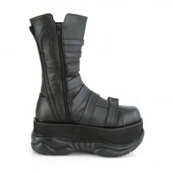 DEMONIA Neptune-210 Mens Multi Quick Release Buckle Unisex Goth Cyber Boots