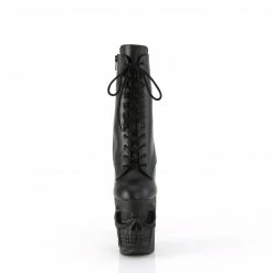PLEASER Rapture-1020 Black Faux Leather Boots