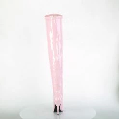 PLEASER Seduce-3000 Pink Drag Cross Dresser Thigh Boots 5