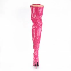 PLEASER Seduce-3000 Pink Drag Cross Dresser Thigh Boots 5
