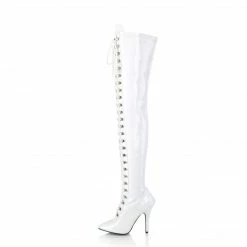 PLEASER Seduce-3024 White Patent 5