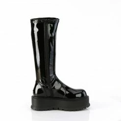 DEMONIA SLACKER-200 Women's Black Patent Gothic 2