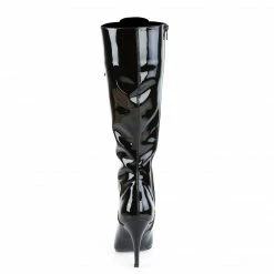 PLEASER Vanity-2020 Patent Lace Up Knee Boots 4