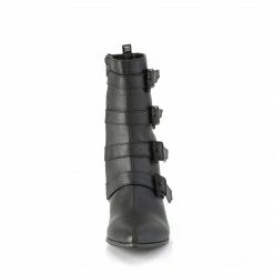 DEMONIA Warlock-110-C Men's Unisex Coffin Buckle Winklepicker Costume Boots