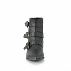 DEMONIA Warlock-50-C Men's Unisex Coffin Buckle Winklepicker Costume Boots