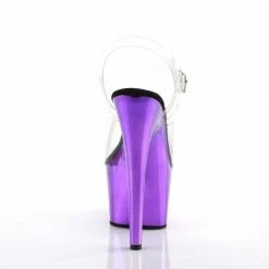 PLEASER Adore-708 Clear Purple Chrome 7