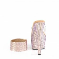 PLEASER Bejeweled-712RS Rose Gold Rhinestones Stripper Pole Burlesque 7