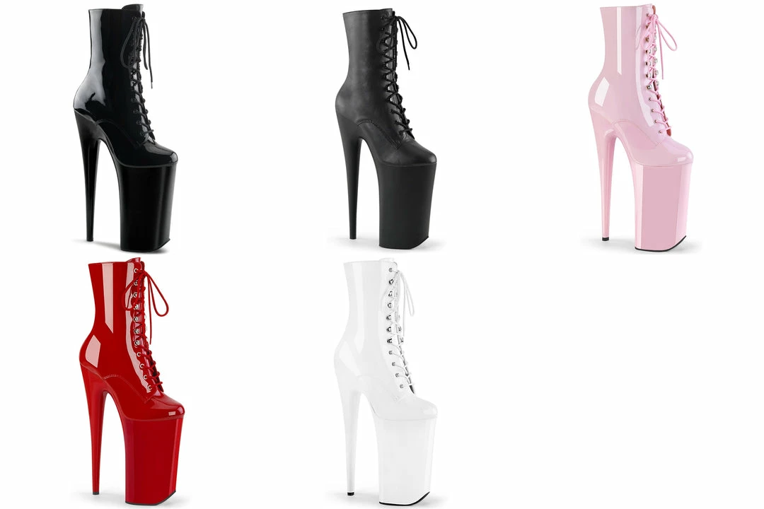 PLEASER Beyond-1020 Pole Dancing Extreme Fetish 10" Inch High Heel Platform Boot