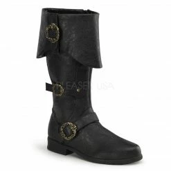 FUNTASMA Carribean-299 Pirate Captain Buccaneer Medieval Larp Mens Costume Boots